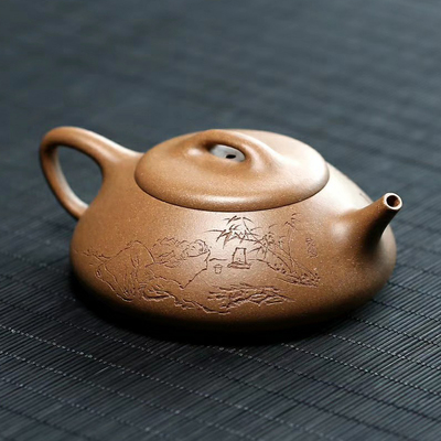 ONE/只有一个 国工艺张成华大师手作紫砂壶【纳瓢】茶壶茶具